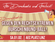 Demo gegen den Burschenbundball