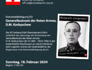 Gedenkkundgebung In Erinnerung an D.M. Karbyschew am 18.02.2024