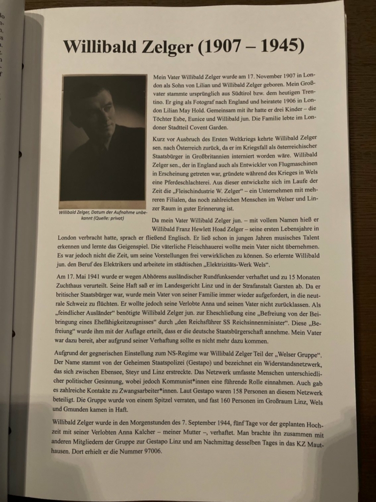 Gedaechtnisbuch Eintrag Willi Zelger
