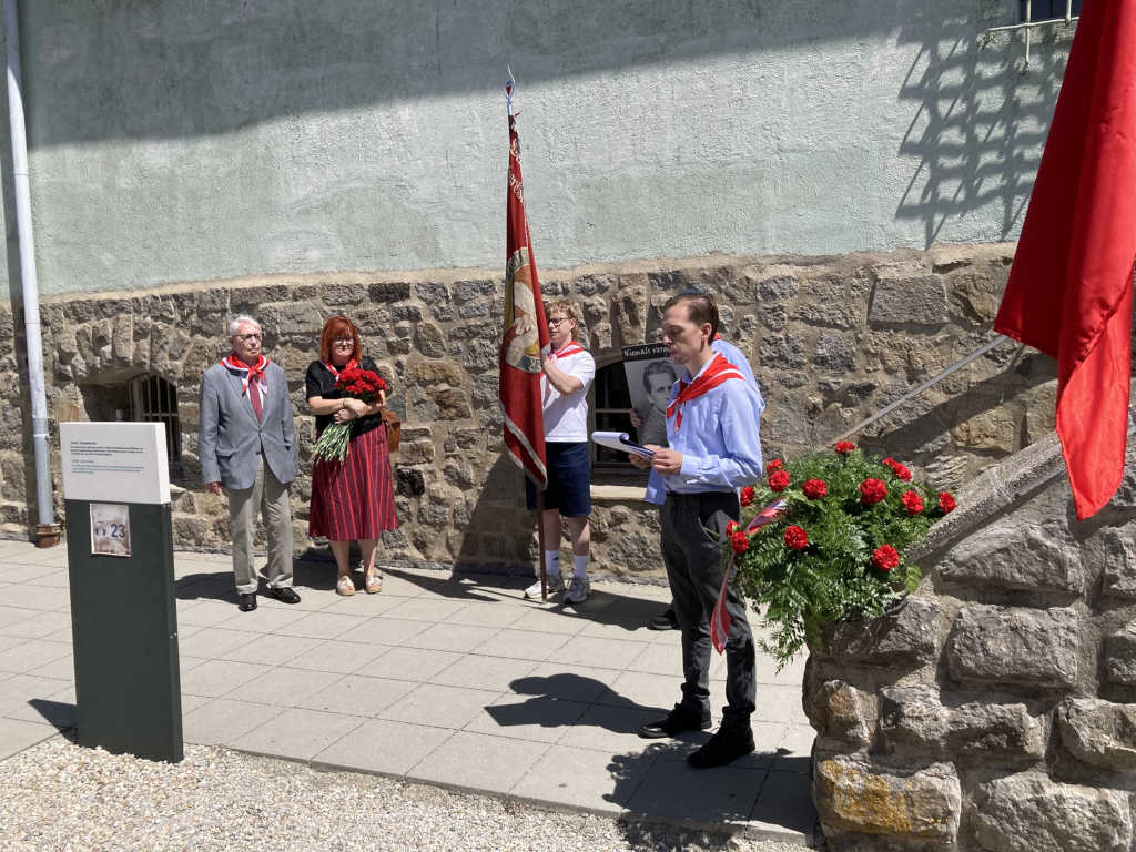 Gedenkrede für Hermann Köhler vor dem Bunker